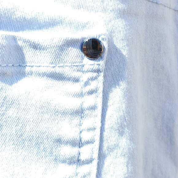 BEAUTIFUL Women's Size 10 Lole BLUE Cotton Stretch Pants - Picture 6 of 9